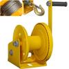 NUACOS Manual Wire Rope Winch, 1,800 lb (300 kg), 30 m Cable, Alloy Steel Hook view 1