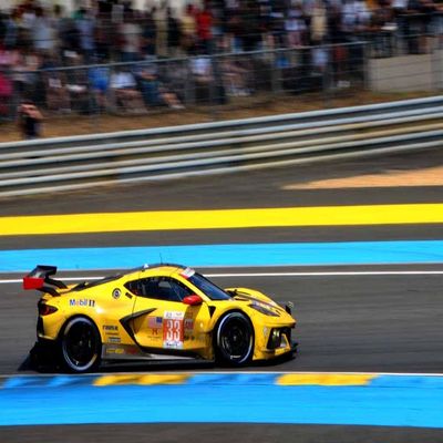Andy Evans Photos Chevrolet Corvette C8.R No. 33, 2023 24 Hours of Le Mans, France, 45.7 x 30.5 cm Photographic Print