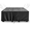 Jianghu Art Patio Plus Rectangular Patio Furniture Cover, 340 x 100 x 75 cm, Black, 600D Oxford Fabric view 1
