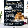 Personalized Blanket for My Son from Mom view 1