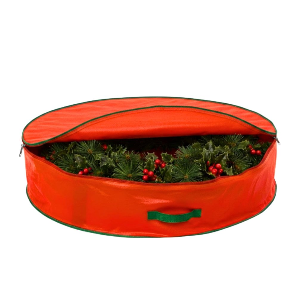 Storage Bag for Holiday Wreaths and Garlands
