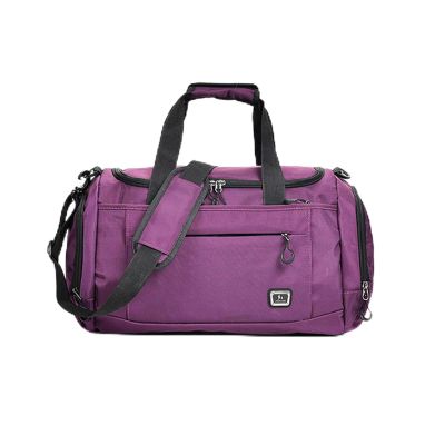NOGRAX Men's Fitness Training Duffel Bag, Large Capacity, Purple Oxford Fabric