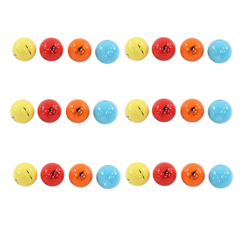 HEEPDD Women's Golf Balls, 24-Pack, Colorful, Finely Crafted, Durable for Beginners (B155)