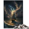 Boat at Sea Wooden Puzzle for Adults, 1,000 Pieces, 50 x 75 cm view 1