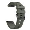 BANDKIT 22/26mm Sport Silicone Band for Garmin Fenix 6X, 6 Pro, 5X, 5 Plus, 3, 3HR, Fenix 7 and 7X, Quick-Release Smart Wristband, 22mm Fenix 7, Agate view 1
