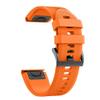 BANDKIT 22/26mm Sport Silicone Band for Garmin Fenix 6X, 6 Pro, 5X, 5 Plus, 3, 3HR, Fenix 7 and 7X, Quick-Release Smart Wristband, 22mm Fenix 7, Agate view 3