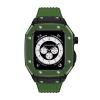 ZEDEVB Apple Watch Band with Alloy Case, 45 mm/42 mm, Metal Frame Mod Kit, for Series 7/6/5/4/SE, Agate view 1