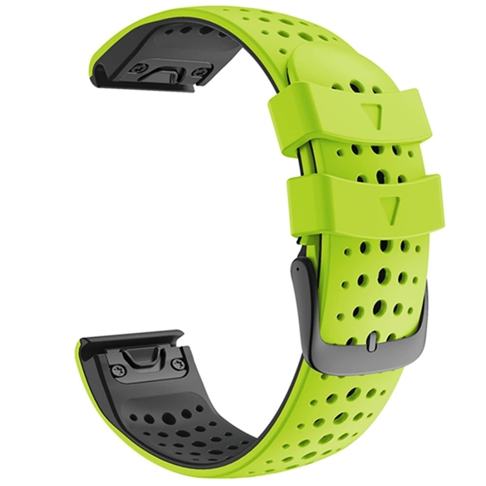 EZZON Silicone Watch Band for Garmin Fenix 7/7X, Forerunner 935/945, S60/S62, 22 mm, EasyFit, Agate
