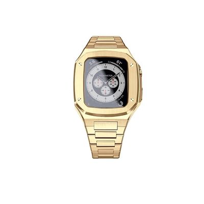 BCMCBV Stainless Steel Band for Apple Watch, 45/44 mm, Series 8/7/6/SE/5/4, Agate