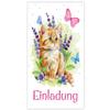 Minkocards 8 Cat Kitten Birthday Invitations for Girls, with Envelopes and Party Favor Set view 3