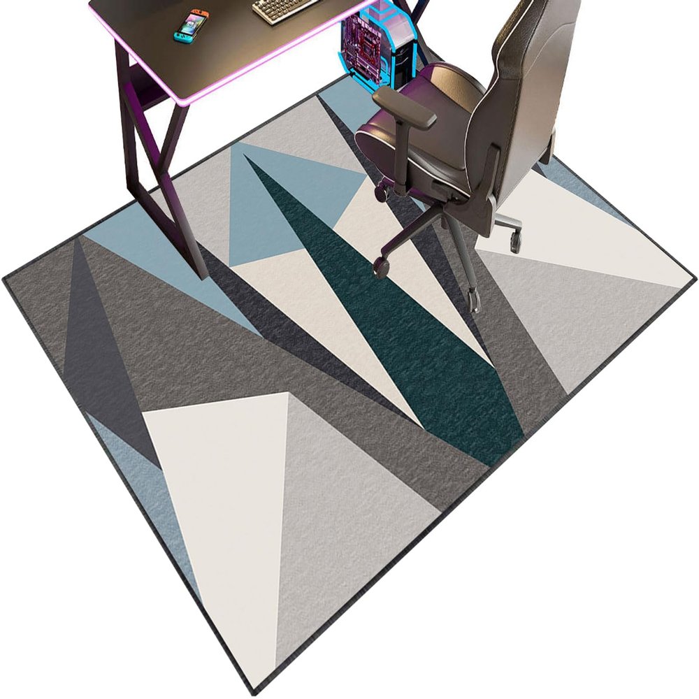 TOYOCC Hard Floor Protection Mat for Office and Gaming Chairs, 90 x 140 cm