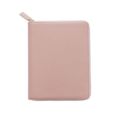 Moterm Zipper Leather Cover for Stalogy B6 Planner (Pebble Dust Rose)