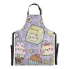 FRODOTGV Cute Cartoon Rabbit Apron, Waterproof, 2 Pockets, One Size view 2