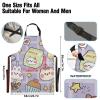 FRODOTGV Cute Cartoon Rabbit Apron, Waterproof, 2 Pockets, One Size view 3