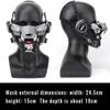 ZCBYBT Cyberpunk Futuristic Tactical Cosplay Mask, One Size view 2