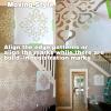 80 cm Flower Bloom Stencil for Walls, Reusable Painting Template view 4