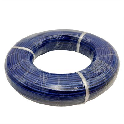 MIBSH 20 m Fiberglass-Braided High-Temperature Wire, 0.3 mm², Blue