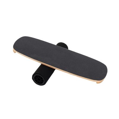 Wooden Balance Board for Yoga, Twisting, Fitness, and Core Training (Set A, Size A)