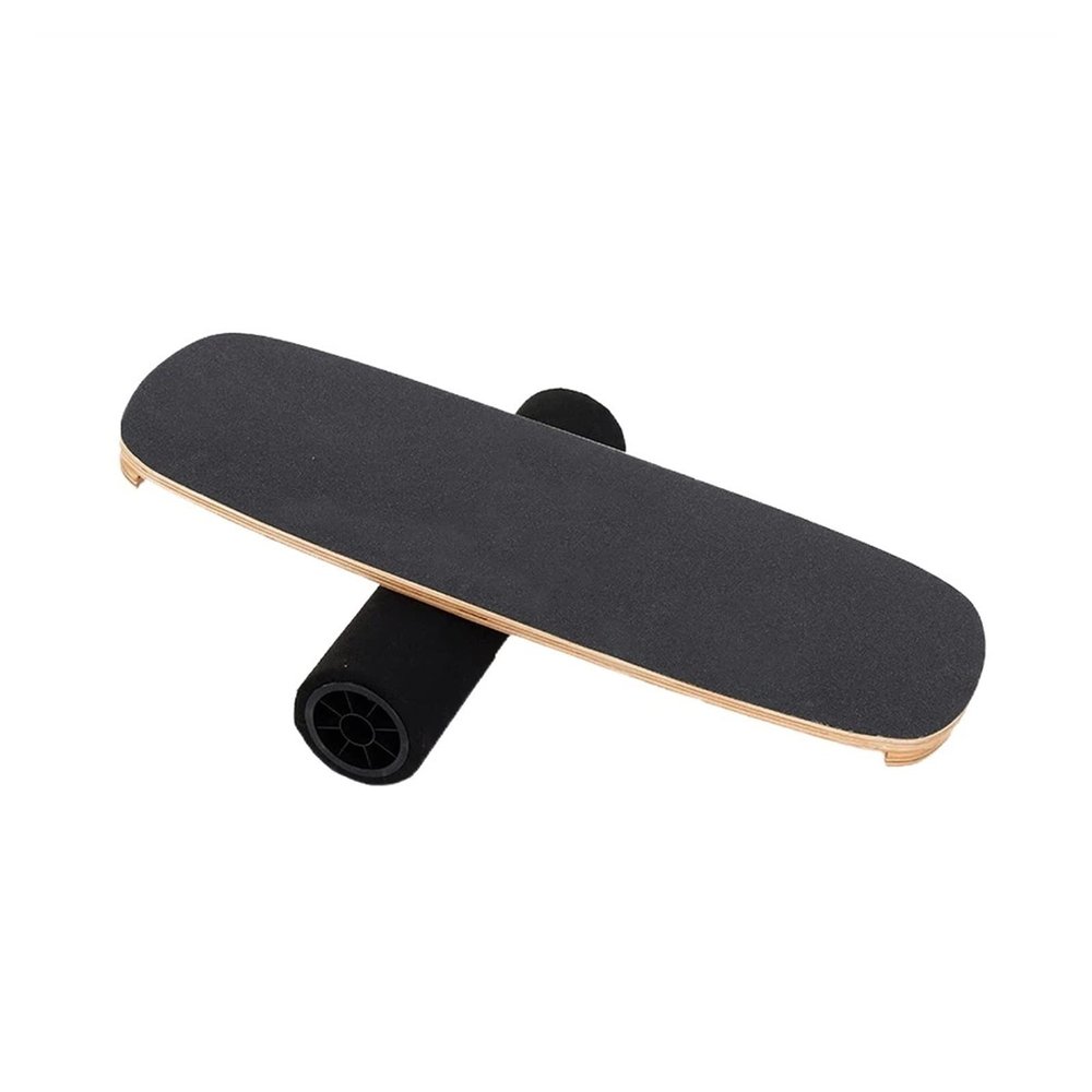 Wooden Balance Board for Yoga, Twisting, Fitness, and Core Training (Set A, Size A)