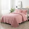 HoneiLife California King Quilt, Oversized 128 x 120 in, 4-Piece Reversible Lightweight Bedding Set view 2