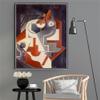 DIY Paint by Numbers Kit for Adults: Newspaper, Glass and Pear by Juan Gris view 3