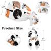 HOHODIY Cute Cartoon Sloth Cap with Hair Ties and Buttons for Long Hair, Adjustable Ponytail Work Cap for Women, Multicolor 08, M/L view 2