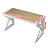 Modern Simple Home Office Desk, Industrial-Style Laptop/PC Table, Gaming Desk, Personal Workstation (48 in, Walnut + White Frame) view 3