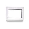 Vinyl Window - Fixed Glazing - White Inside/Outside - W x H: 110 x 100 cm - 1100 x 1000 mm - Double Glazing - 60 mm Profile view 1