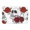LAMAME Floral Skull-Printed Doormat, Decorative Floor Mat view 3