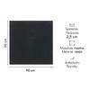KIAMAMI VALENTINA - 900 x 900 mm Anthracite-Gray Mineral-Cast Shower Tray | Muse view 2