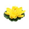 Abaodam Artificial Yellow Lotus Flower, Floating Pond Decoration, 17 cm view 1
