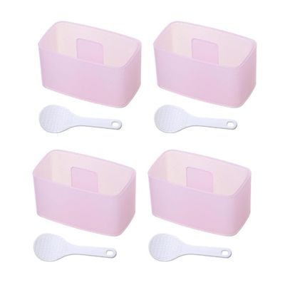 Anloximt 4-Pack Musubi Press Set with Rice Paddles