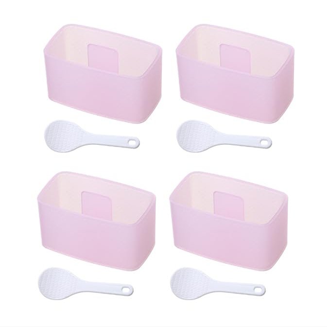 Anloximt 4-Pack Musubi Press Set with Rice Paddles