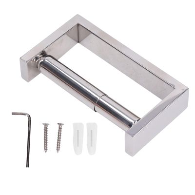 MINGZHE Stainless Steel Toilet Paper Holder, Wall-Mounted