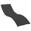 Homgoday Black Sun Lounger Cushion 200 x 70 x 3 cm Oxford Fabric view 1
