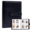 Amimy 128-Pocket Mini Photo Album for Fujifilm Instax Mini and Polaroid Instant Cameras and Printers, Black view 1