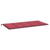 Homgoday Bench Cushion, Wine Red, 100 x 50 x 3 cm, Oxford Fabric view 2