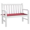 Homgoday Bench Cushion, Wine Red, 100 x 50 x 3 cm, Oxford Fabric view 3