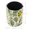 VAPOKF Desk Pen Holder and Makeup Brush Organizer with Flower-and-Plant Design view 2