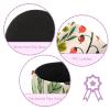 VAPOKF Desk Pen Holder and Makeup Brush Organizer with Flower-and-Plant Design view 3