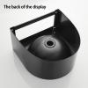 Wall-Mounted Black SUS304 Stainless Steel Single-Bowl Sink view 4