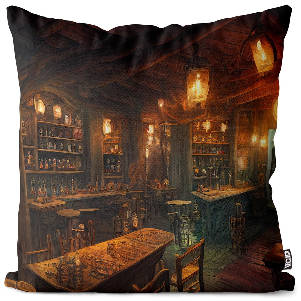 VOID Scotland Fantasy Cushion Cover, 31.5 x 31.5 in