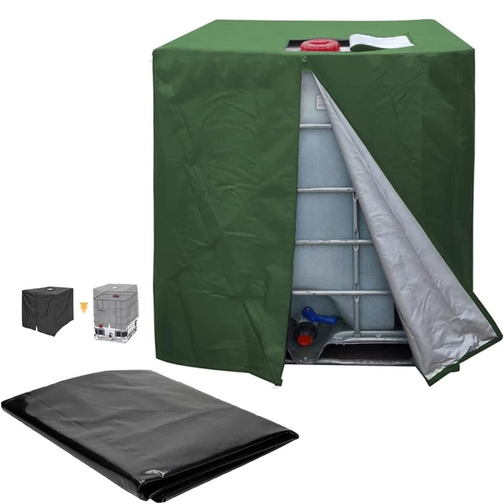 Waterproof IBC Tank Cover for 275-Gallon/1000 L Tanks