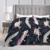 KWQDOZF Axolotl Flannel Micro-Fleece Throw Blanket, 40 × 30 in view 4