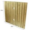 Gartenwelt Riegelsberger Sandpit Cover, 105 x 120 cm, Pressure-Treated Pine view 2