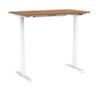 Eigentlich Electric Height-Adjustable Desk, 71.5–120.5 cm, with Memory Control, White Frame, Sit-Stand Workstation, Office Desk (180 x 80 cm, Beech) view 2
