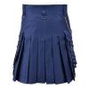 Men's Short Kilt, Classic Pleated Scottish Skirt view 3