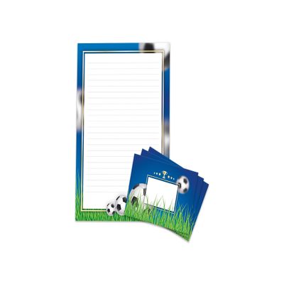 Soccer Letter Writing Set for Kids, Blue – A4 Pad with 25 Sheets and 15 Envelopes