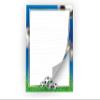 Soccer Letter Writing Set for Kids, Blue – A4 Pad with 25 Sheets and 15 Envelopes view 4