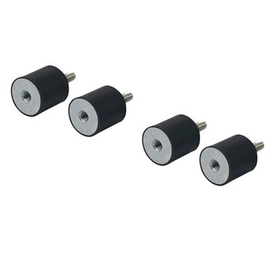 WUDOLI Low-Noise Seal, 4-Piece M3/M4/M5 Rubber Shock Absorbers, Anti-Vibration Isolator Mounts, M5x12 D15xH20